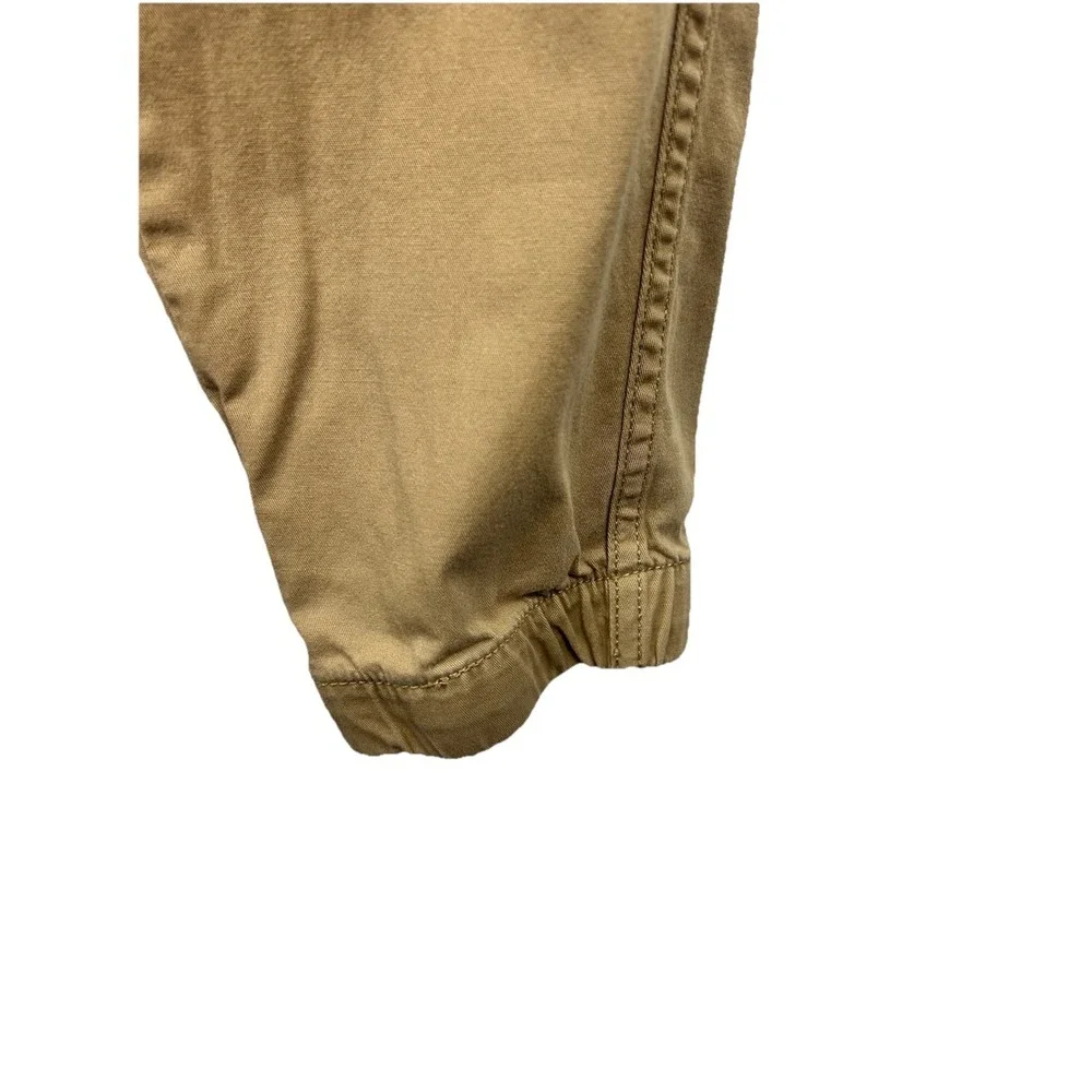 GAP Men's Lived-In Khaki Joggers S Stretch Twill Chino Pants Tan Gorpcore Casual